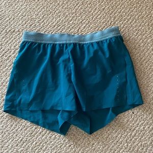 Blue Workout Shorts